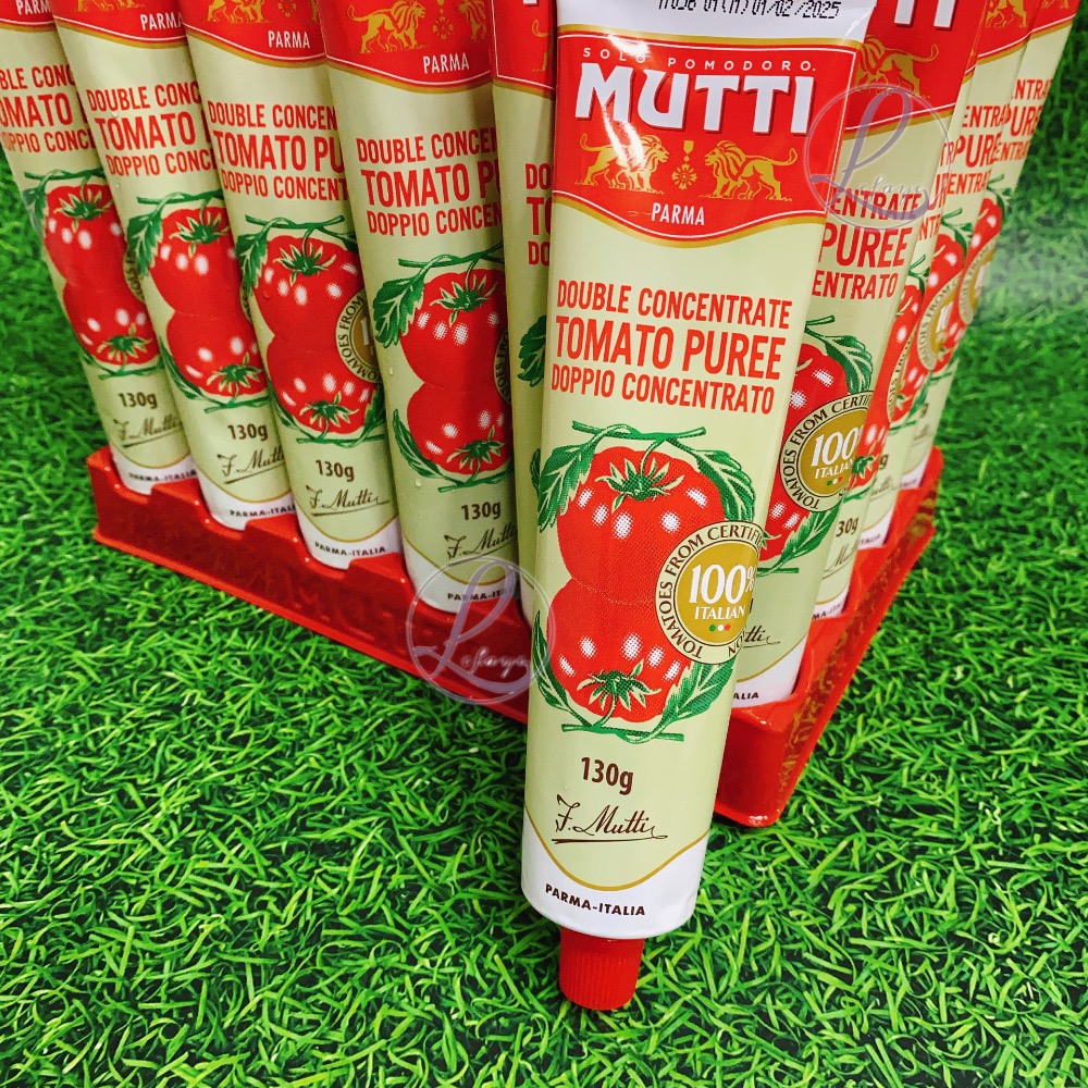 義大利慕堤濃縮番茄醬🥫 130g MUTTI 雙倍濃縮 番茄醬 無添加 天然 歐洲食材 濃縮番茄-細節圖2