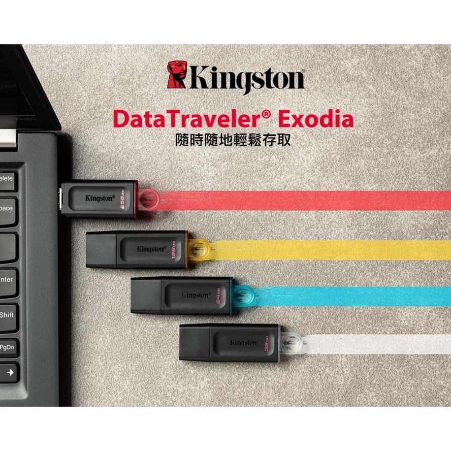 隨身碟 金士頓 多種容量 Kingston 現貨 台灣公司 DataTraveler Exodia DTX USB3.2-細節圖5