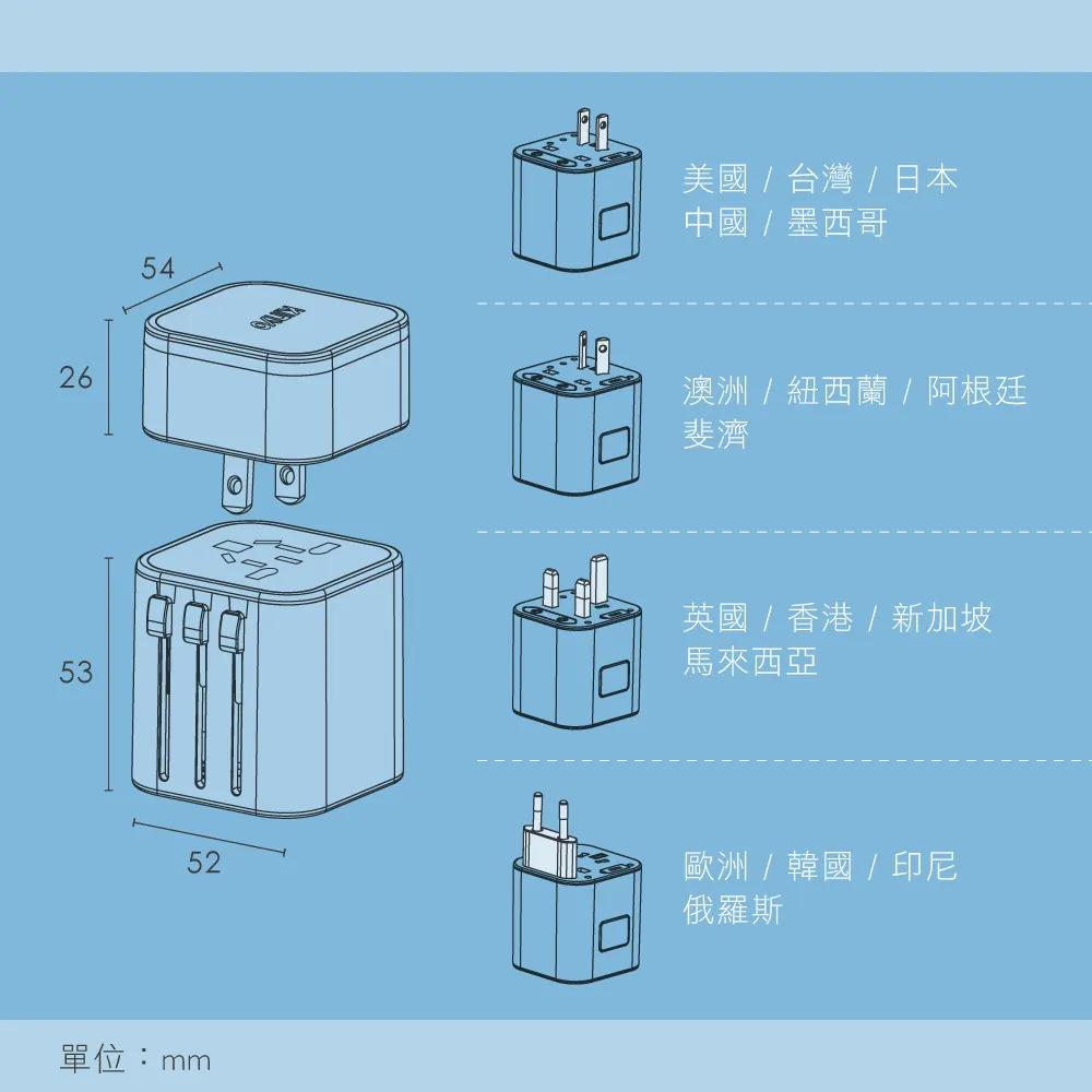 【台灣現貨🔥發票免運】萬國轉接頭 出國必備 香港轉接頭 歐洲轉接頭 多國轉接頭 三孔轉接頭 出國轉接頭 出國 轉接頭-細節圖7