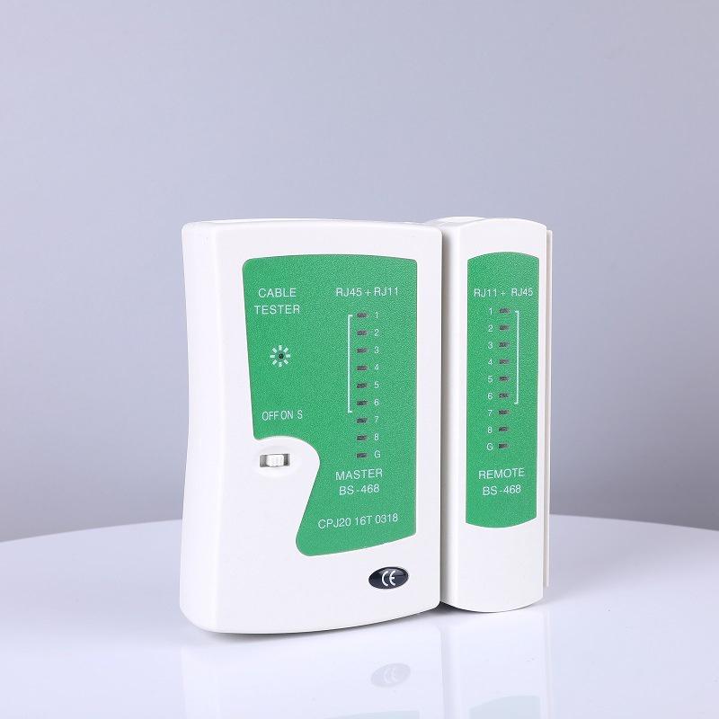 網路工程檢測器 RJ45 網絡工程 檢測儀 電話線測線器 LED 台灣現貨 免運-細節圖2