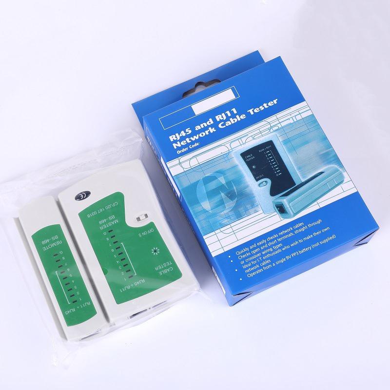 網路工程檢測器 RJ45 網絡工程 檢測儀 電話線測線器 LED 台灣現貨 免運-細節圖3