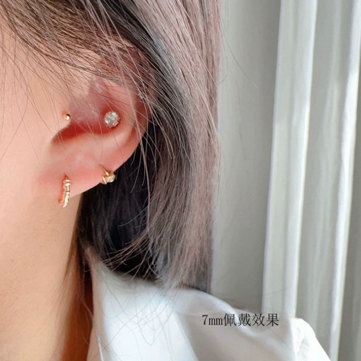 幾何圓圈耳環-細節圖3