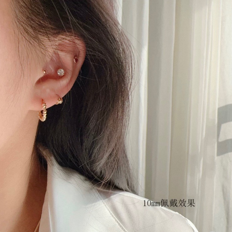 幾何圓圈耳環-細節圖4