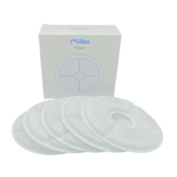 【 最低價‼️ 】原廠正品 Miiibo 貓咪寶 寵物飲水機 專用濾芯 5入組 寵物飲水機濾芯 過濾 飲水機 濾心-細節圖2