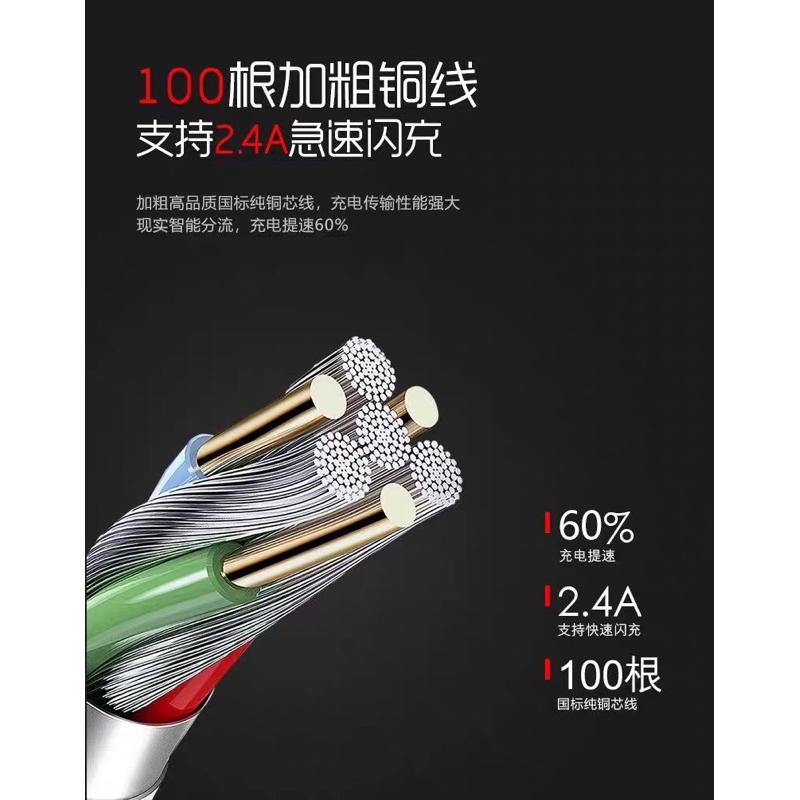 【高CP值‼️】全新 120cm 三合一 充電線 蘋果/安卓/Type-C 一拖三 三合一 尼龍編織 iphone 適用-細節圖4
