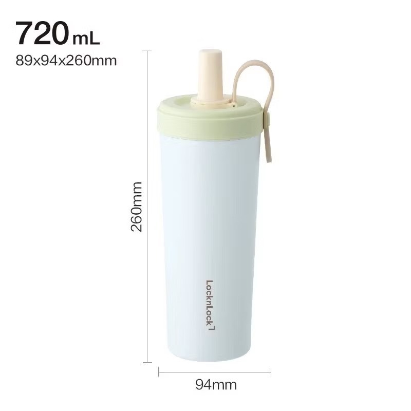 ❮現貨❯ Lock&Lock 樂扣樂扣 陶瓷內塗層 吸管杯 720ml 保溫杯 奶茶杯 飲料杯-規格圖8