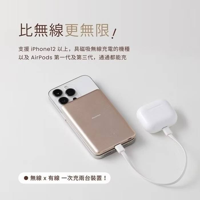 超薄行充 PhotoFast Mag Slim 磁吸 行動電源 行動充電-細節圖9