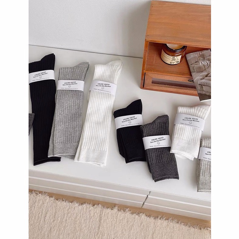 bunny_stall (現貨)打造完美比例🩶最修飾腿型的中筒襪、小腿襪-細節圖6