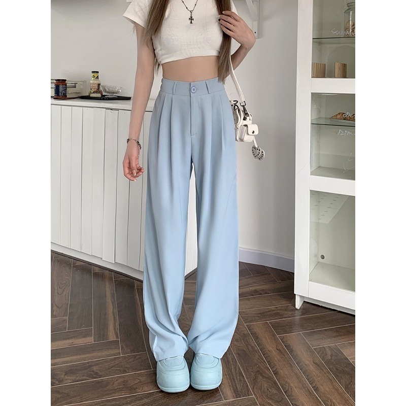 bunny_stall (現貨)💕包色不心疼的鬆緊腰休閒長褲/6Colors/S-XL-細節圖8