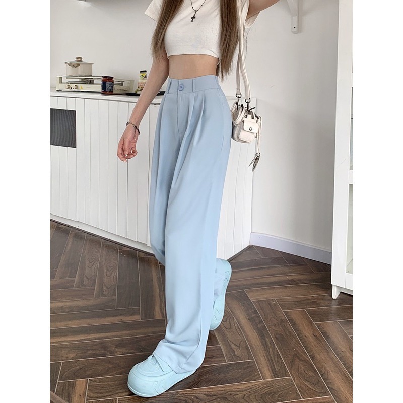 bunny_stall (現貨)💕包色不心疼的鬆緊腰休閒長褲/6Colors/S-XL-細節圖9