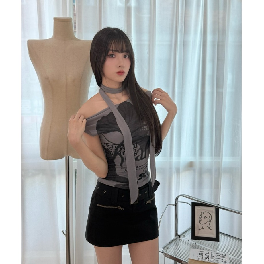 bunny_stall 不撞款的率性工裝風短裙/有內襯/S-L-細節圖6