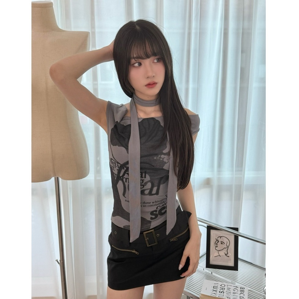 bunny_stall (現貨)不撞款的率性工裝風短裙/有內襯/S-L-細節圖5