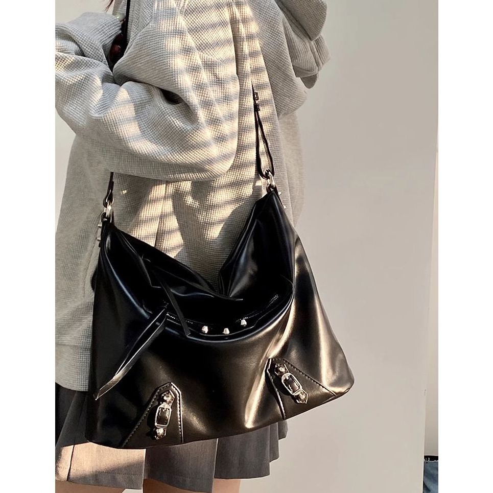 bunny_stall 通勤超能裝！個性少女大容量單肩包/斜垮包-細節圖2