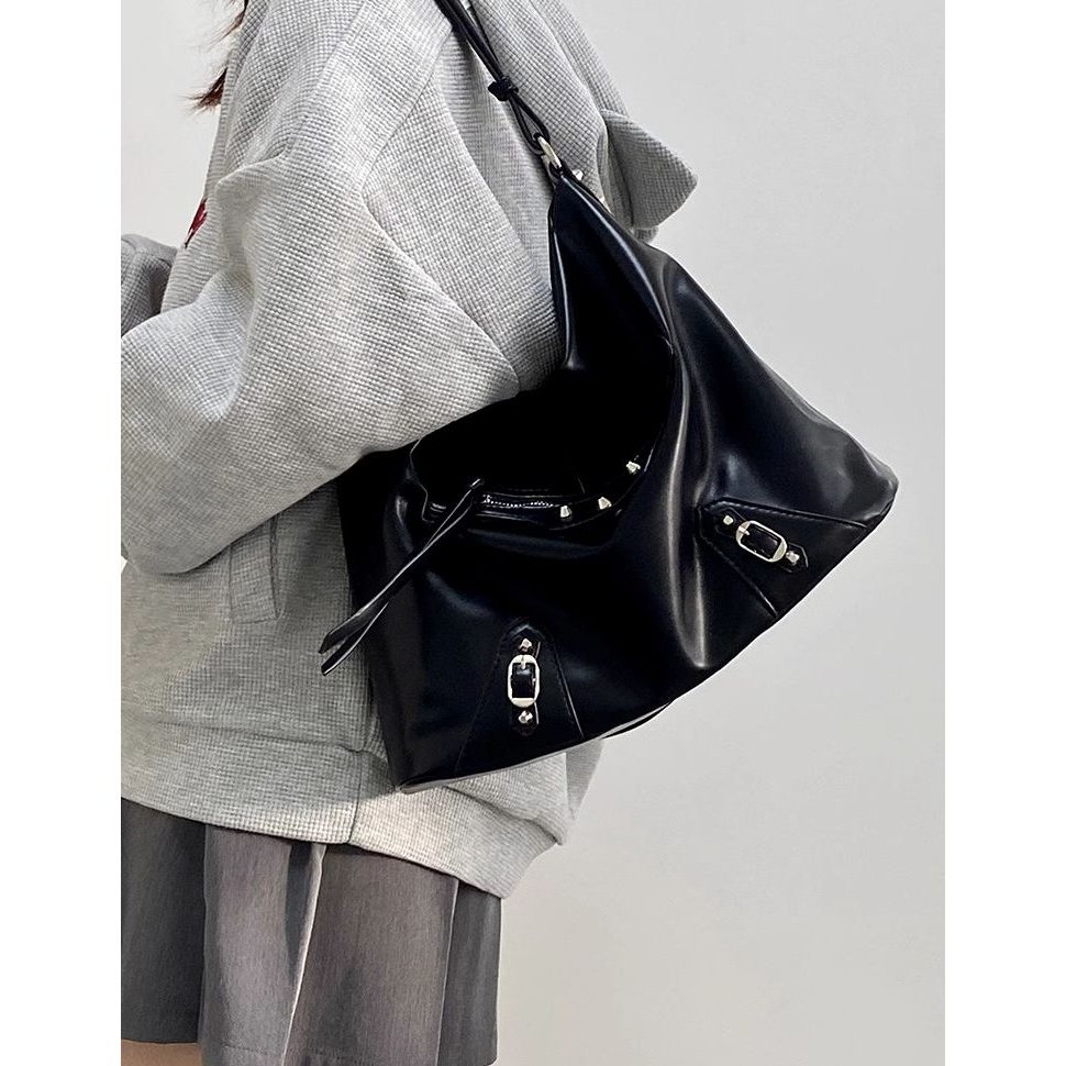 bunny_stall 通勤超能裝！個性少女大容量單肩包/斜垮包-細節圖4