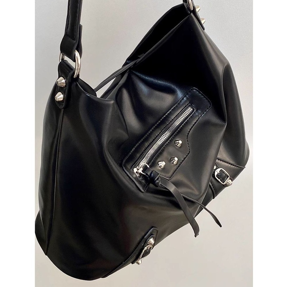 bunny_stall 通勤超能裝！個性少女大容量單肩包/斜垮包-細節圖5