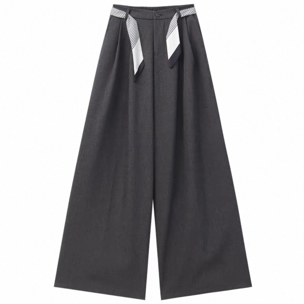 bunny_stall 秋冬款🍁有點厚度的高質感後鬆緊休閒長褲/3Colors/S-L-規格圖7