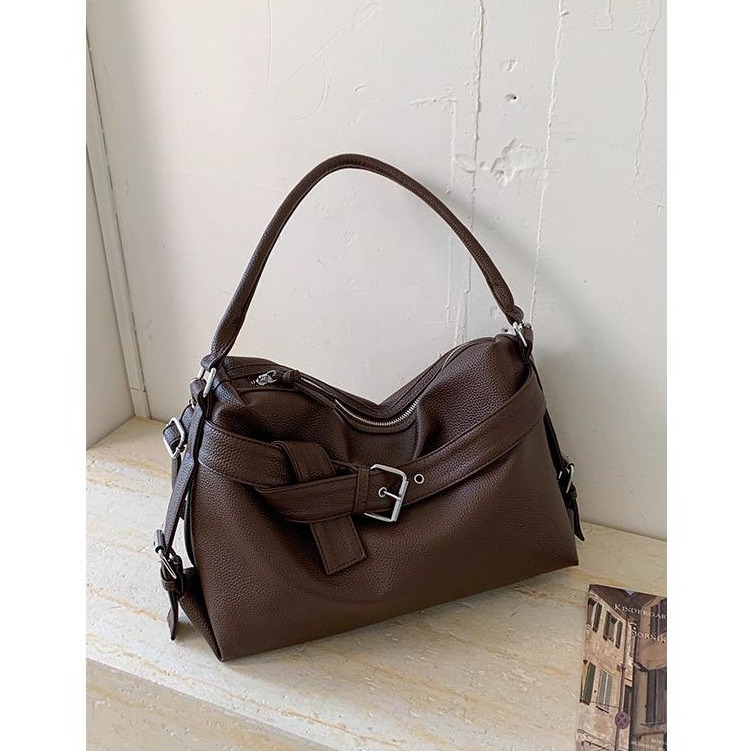 bunny_stall 通勤少女的經典百搭大容量手提包/單肩包-細節圖7