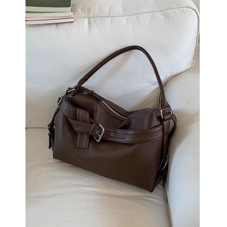 bunny_stall 通勤少女的經典百搭大容量手提包/單肩包-細節圖8