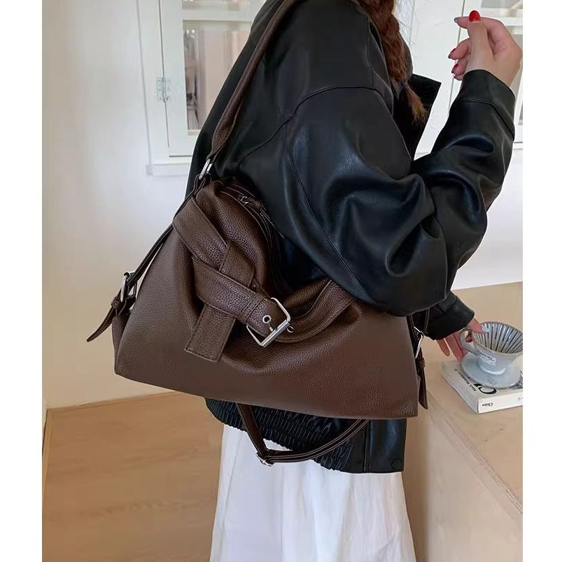 bunny_stall 通勤少女的經典百搭大容量手提包/單肩包-細節圖5