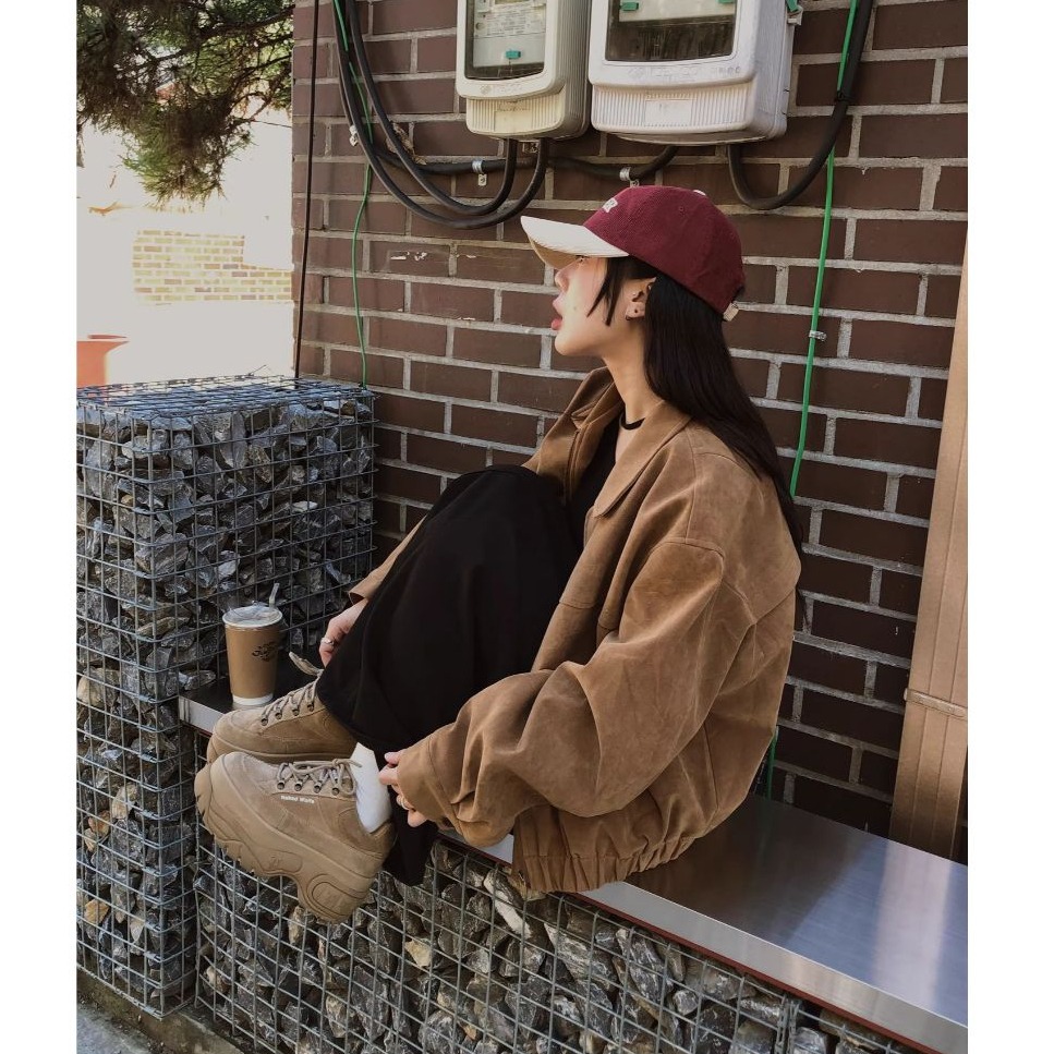 bunny_stall 楓糖色調🤎今年必收的美拉德麂皮絨休閒外套-細節圖9