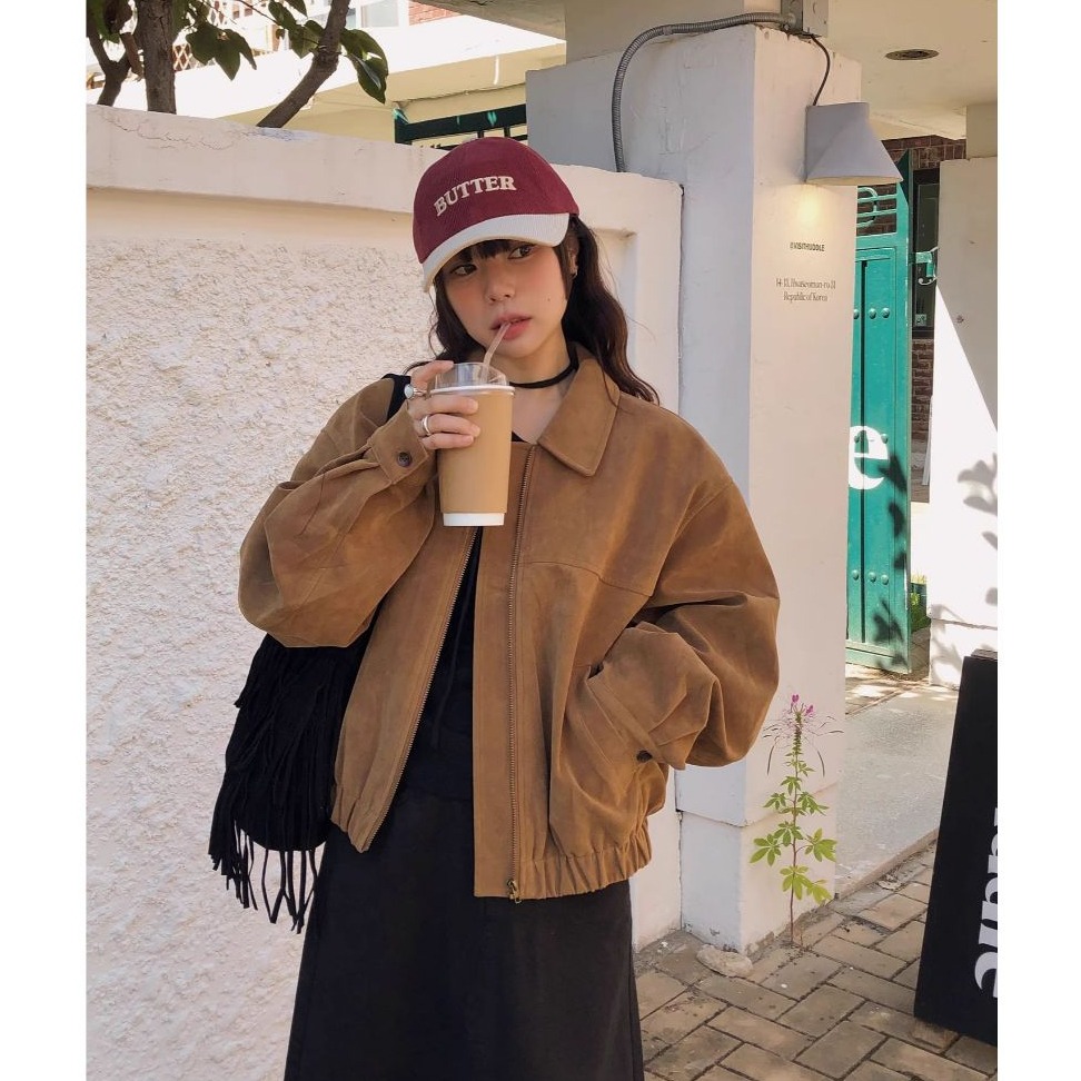 bunny_stall 楓糖色調🤎今年必收的美拉德麂皮絨休閒外套-規格圖9