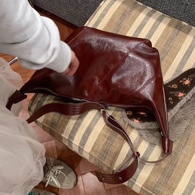 bunny_stall 🤎高質感！大容量的百搭水餃包可頌包/4Colors-細節圖8