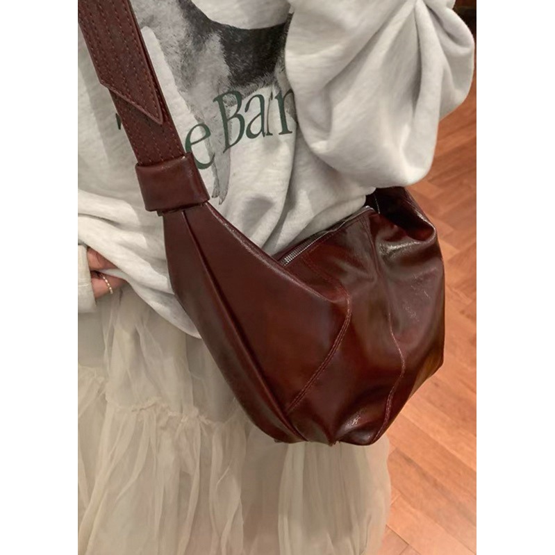 bunny_stall 🤎高質感！大容量的百搭水餃包可頌包/4Colors-規格圖8