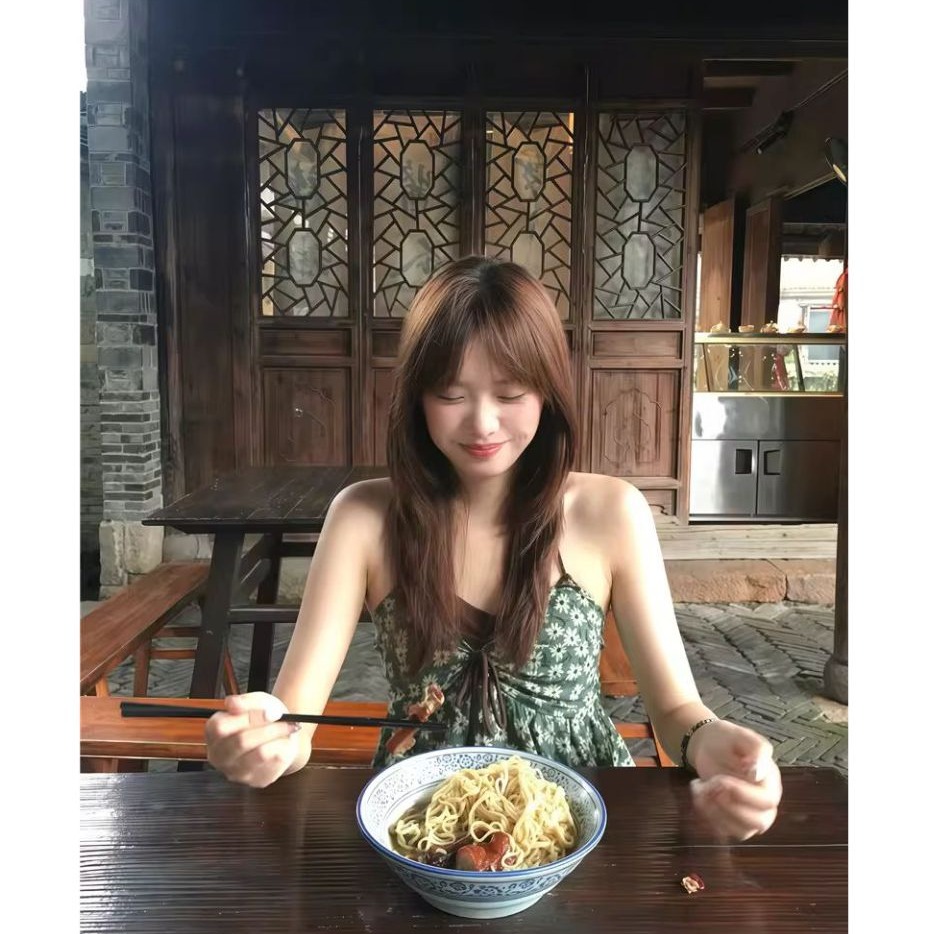 bunny_stall 初夏花語💚可單穿也可疊穿的復古碎花吊帶裙/S-L-細節圖8