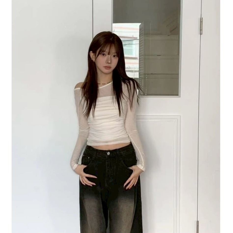 bunny_stall 訂閱女友💘微透膚繞脖綁帶兩件式上衣/S-L-細節圖6