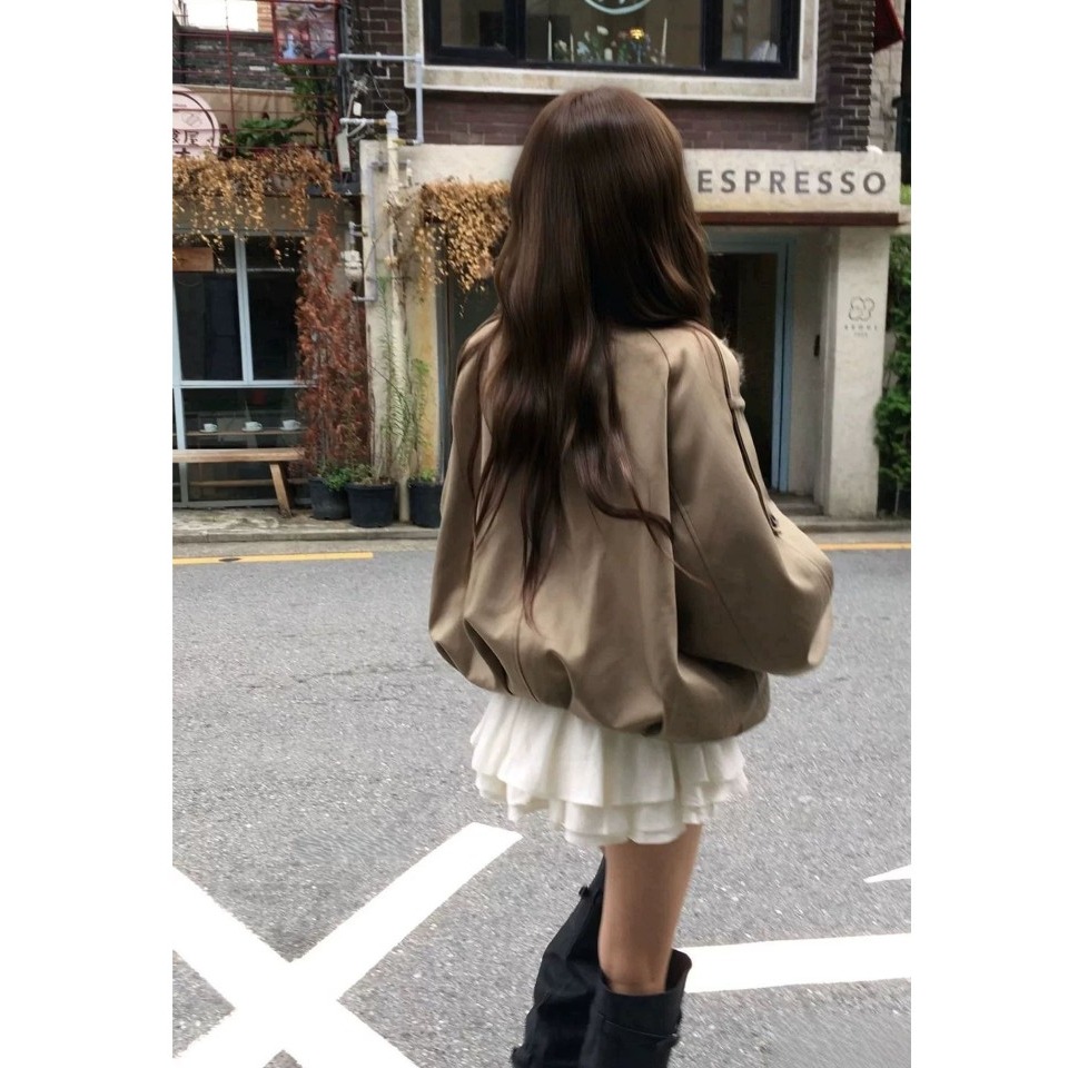 bunny_stall 法式高級感💐雙排扣挺版立領風衣外套/S-L-細節圖6