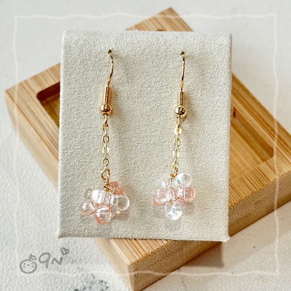 《9n手作》夏日氣球串珠耳環-細節圖2