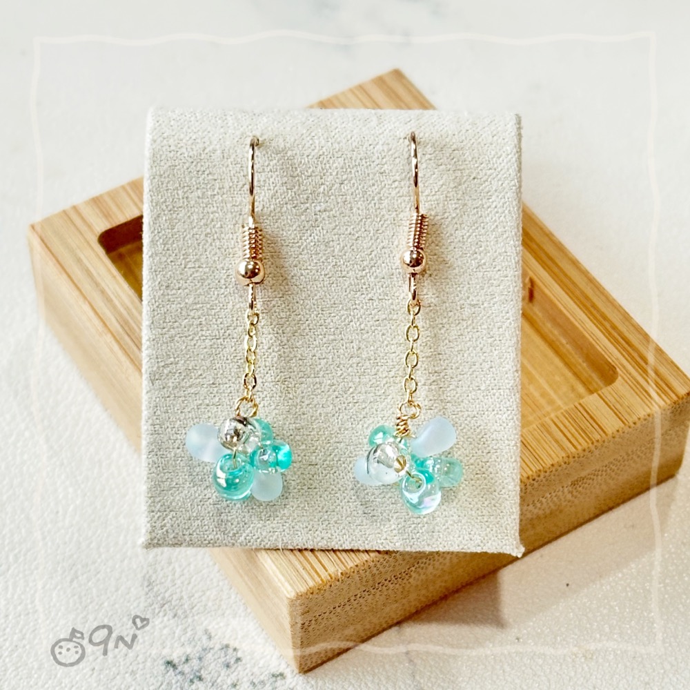 《9n手作》夏日氣球串珠耳環-細節圖3