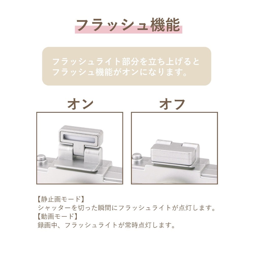 ˙˚ʚ『mumuyan木木妍選』現貨在台｜日本 | 3coins 迷你玩具相機-細節圖5