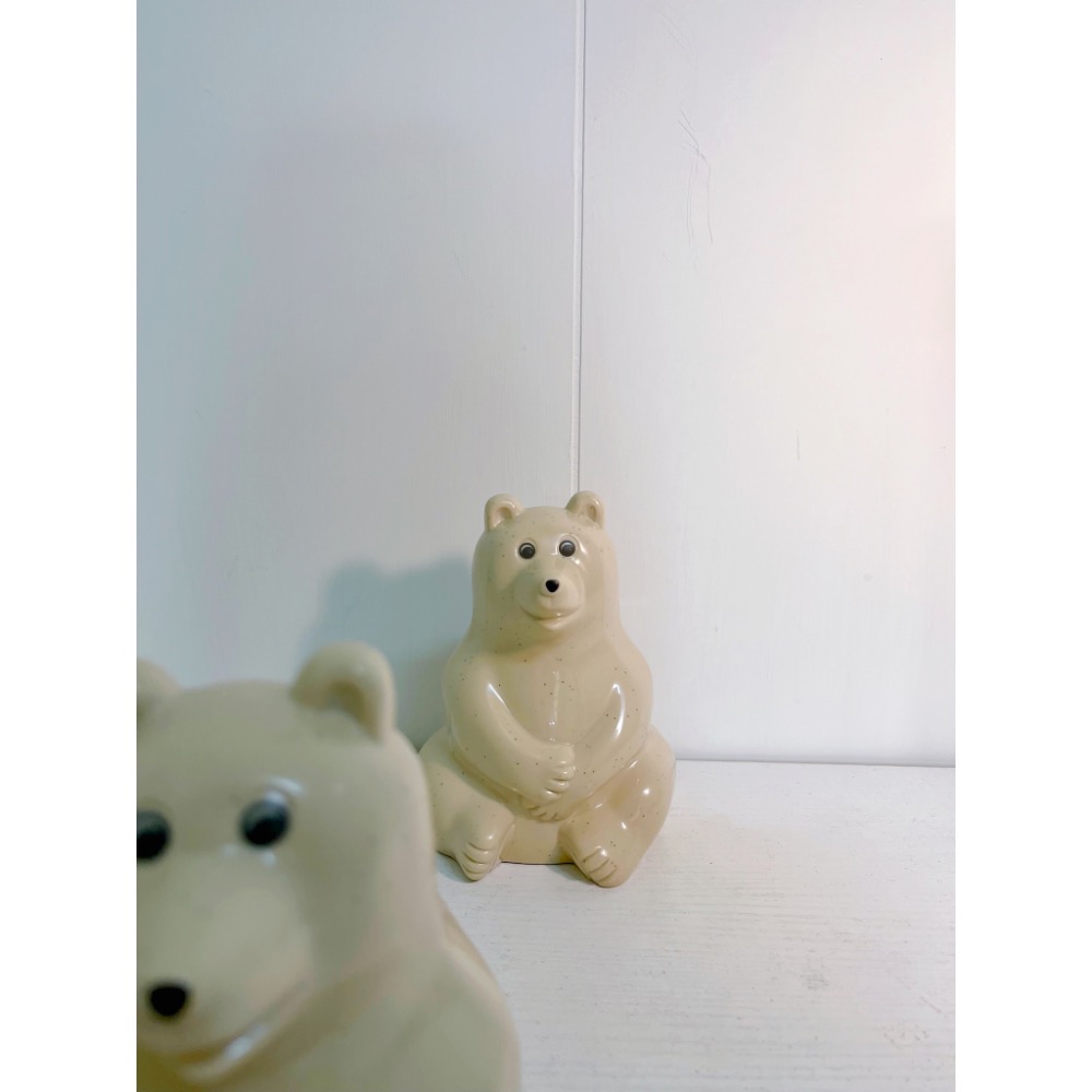 ˙˚ʚ『mumuyan木木妍選』現貨在台｜日本 | Polar bear bank しろくま貯金箱 北極熊存錢筒-細節圖6