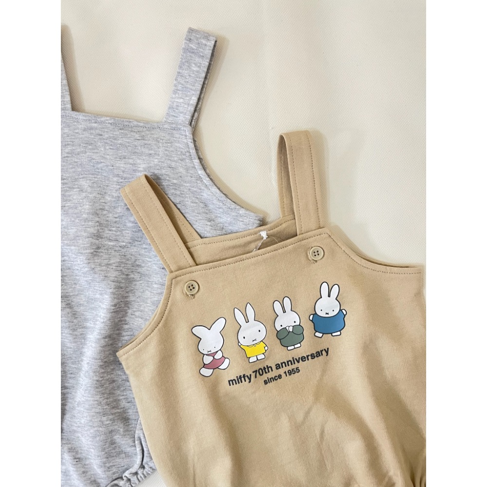 Miffy 70週年寶寶吊帶裝 包屁衣-細節圖3