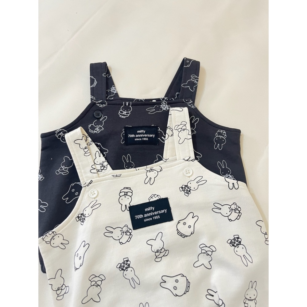 Miffy 70週年寶寶吊帶裝 包屁衣-細節圖10