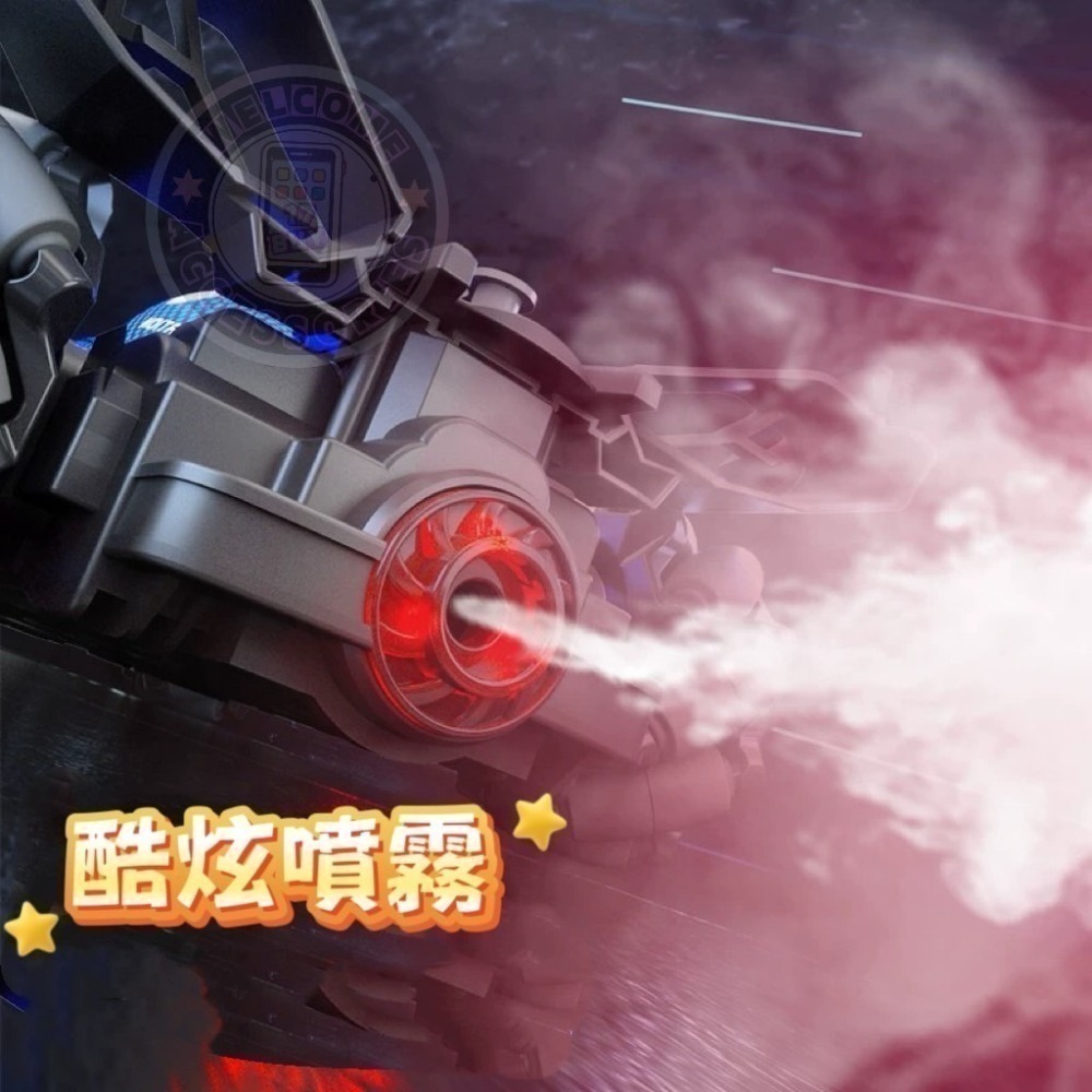 17PLAY✨F1特技遙控車 四輪飄移 發光輪胎 透光車身 一鍵自動遙控音樂模式 送禮推薦-細節圖4