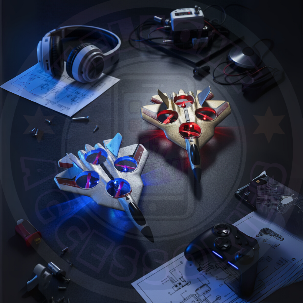 17PLAY✨〖台灣出貨〗遙控飛機 戰鬥機 無人機 新手入門 耐摔 防撞 一鍵起降 翻滾特技 交換禮物 精美禮盒 送禮-細節圖3