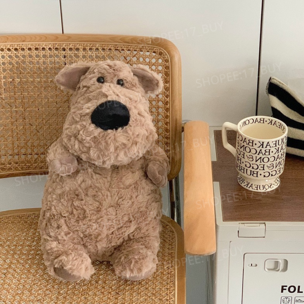 17PLAY✨〖台灣出貨〗波波娃 瞪眼毛絨玩偶 娃娃 大鼻狗 毛絨玩具 兔子 恐龍 抱枕 玩偶 娃娃 送禮推薦-細節圖3