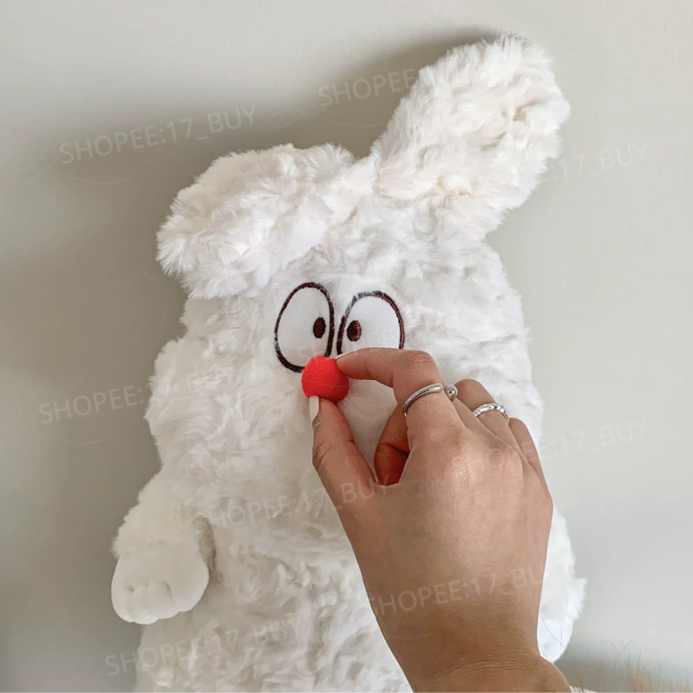 17PLAY✨〖台灣出貨〗波波娃 瞪眼毛絨玩偶 娃娃 大鼻狗 毛絨玩具 兔子 恐龍 抱枕 玩偶 娃娃 送禮推薦-細節圖8