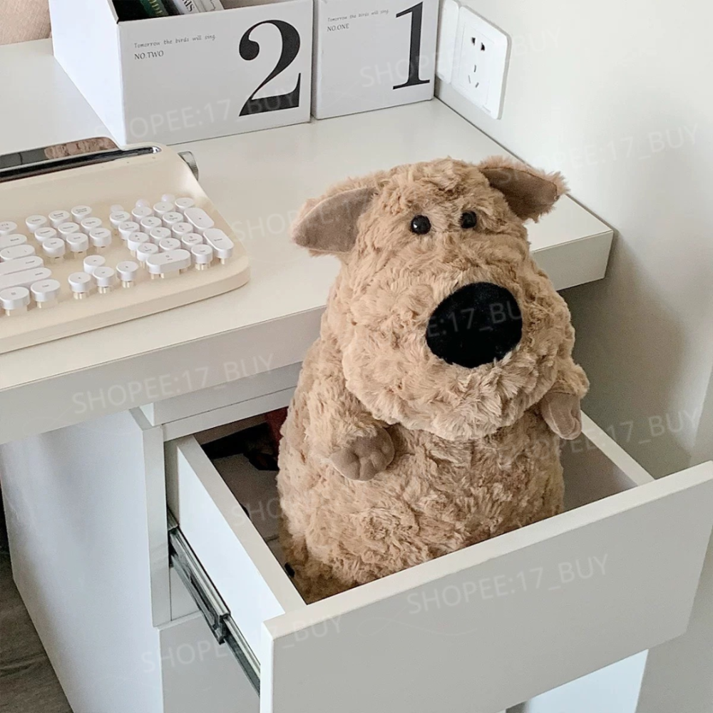 17PLAY✨〖台灣出貨〗波波娃 瞪眼毛絨玩偶 娃娃 大鼻狗 毛絨玩具 兔子 恐龍 抱枕 玩偶 娃娃 送禮推薦-細節圖10