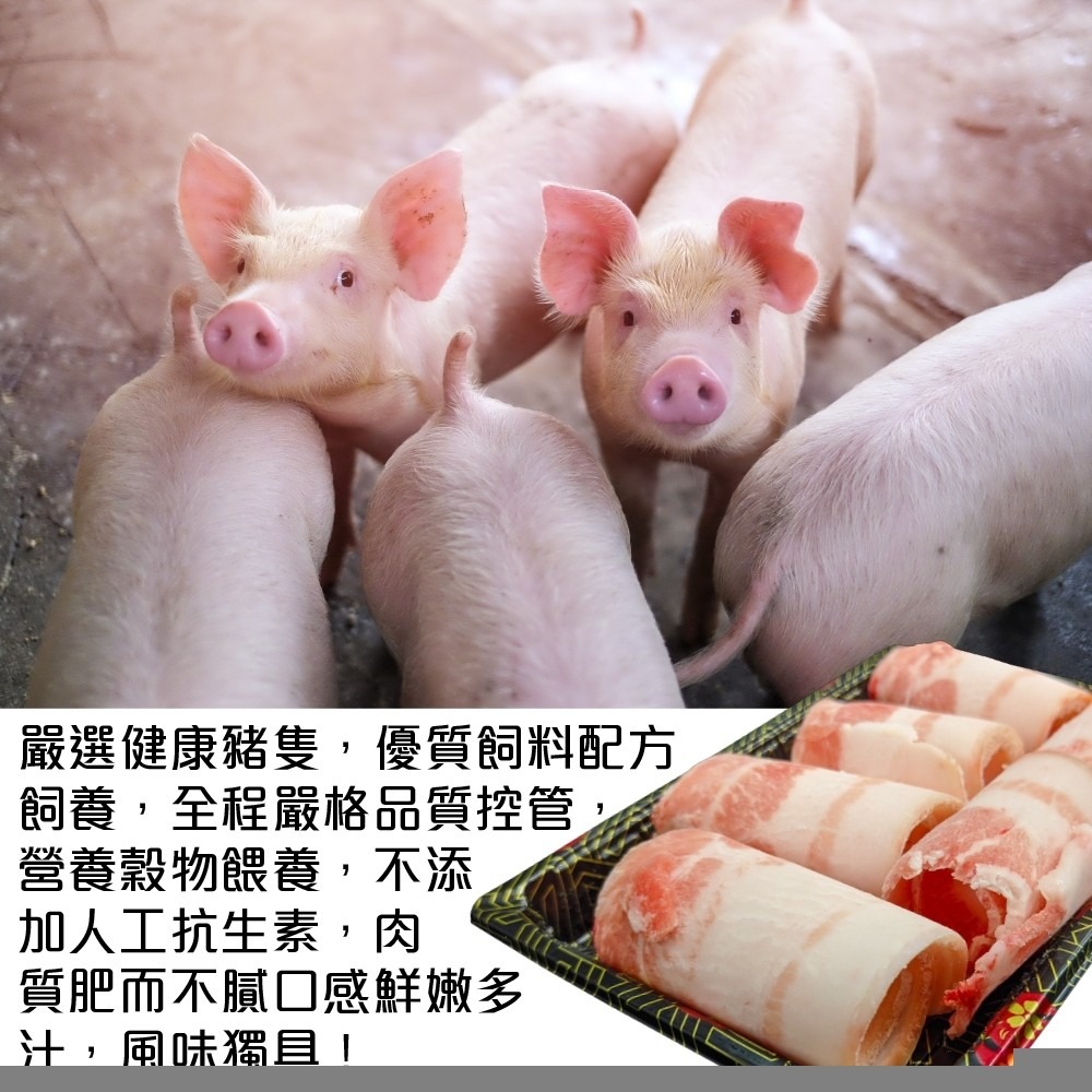 霜降豬五花肉片(每盒150g±10%)【海陸管家】滿額免運 豬肉片 霜降豬肉片 火鍋肉片-細節圖2