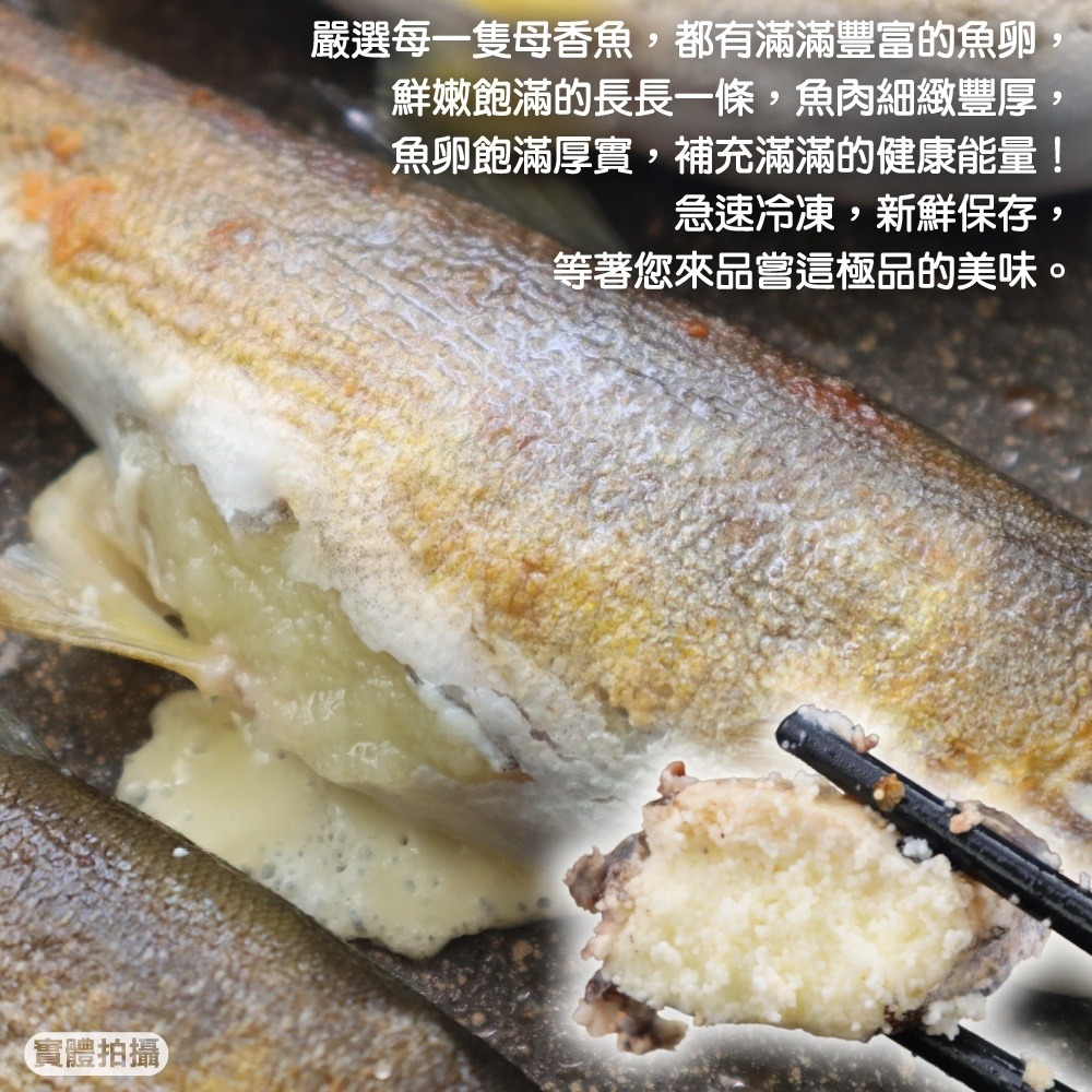 宜蘭嚴選爆卵母香魚(每盒8尾/1kg±10%)【海陸管家】滿額免運-細節圖4