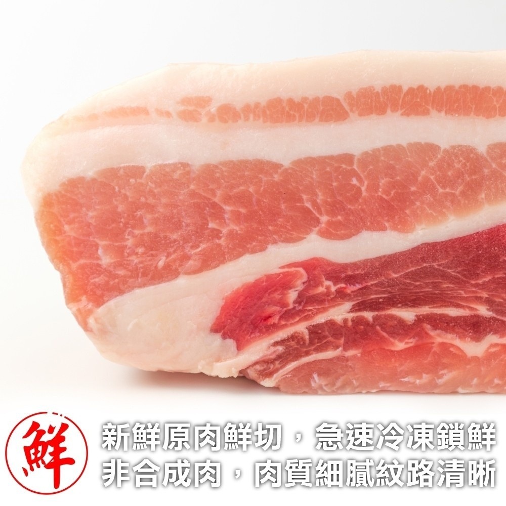 國產培根豬肉片(每盒200g±10%)【海陸管家】滿額免運-細節圖2