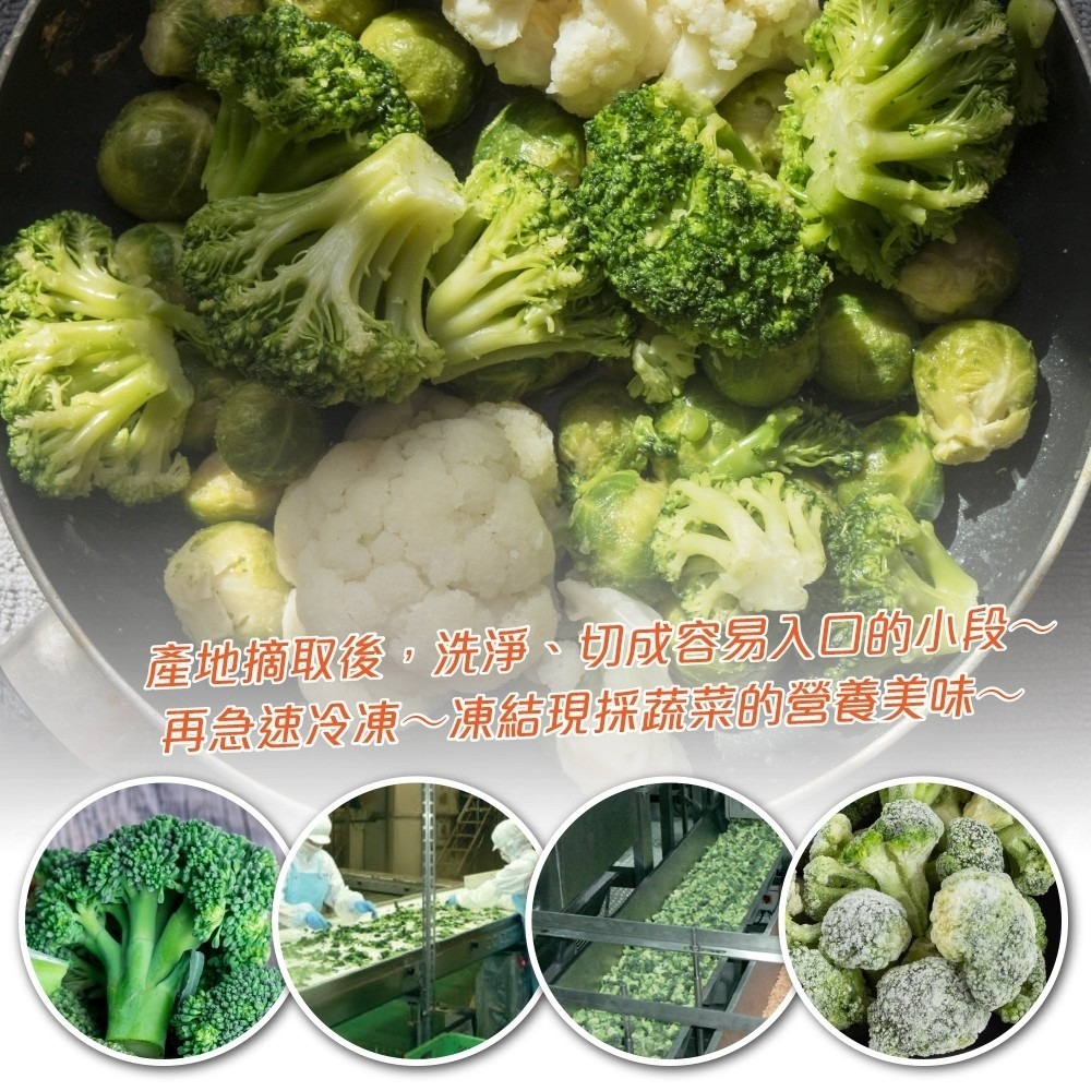 冷凍綠花椰菜(每包1kg±10%)【海陸管家】滿額免運-細節圖5