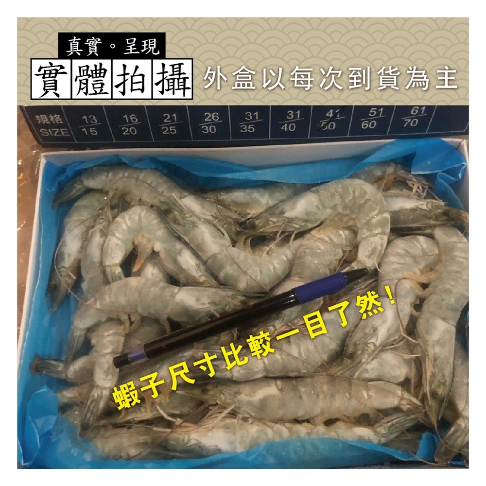 無毒野生活凍大白蝦(每盒24-30尾/600g±10%)【海陸管家】滿額免運-細節圖5