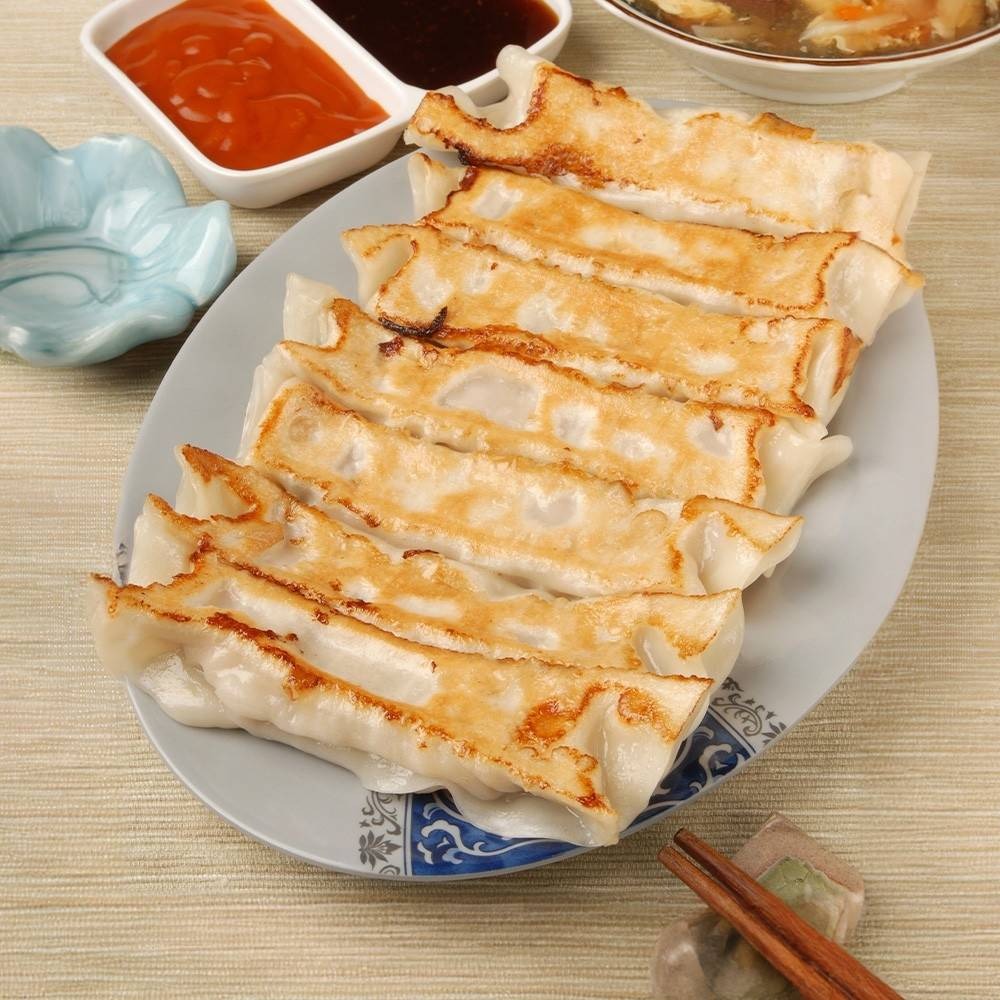 奇津冷凍熟鍋貼(每包50顆/約1500g)【海陸管家】滿額免運-細節圖6