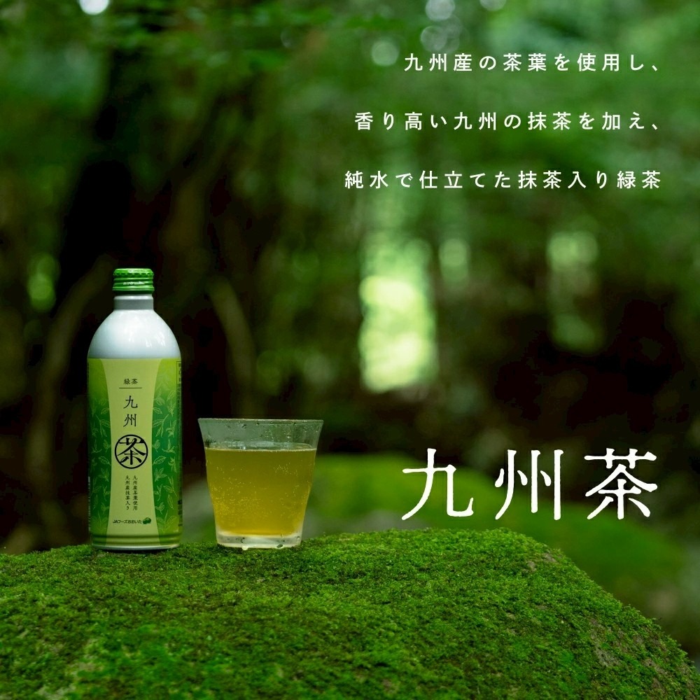 日本JA Food 大分九州綠茶 490ml 日本原裝進口 大分 大分綠茶 無糖茶 無糖綠茶-細節圖2