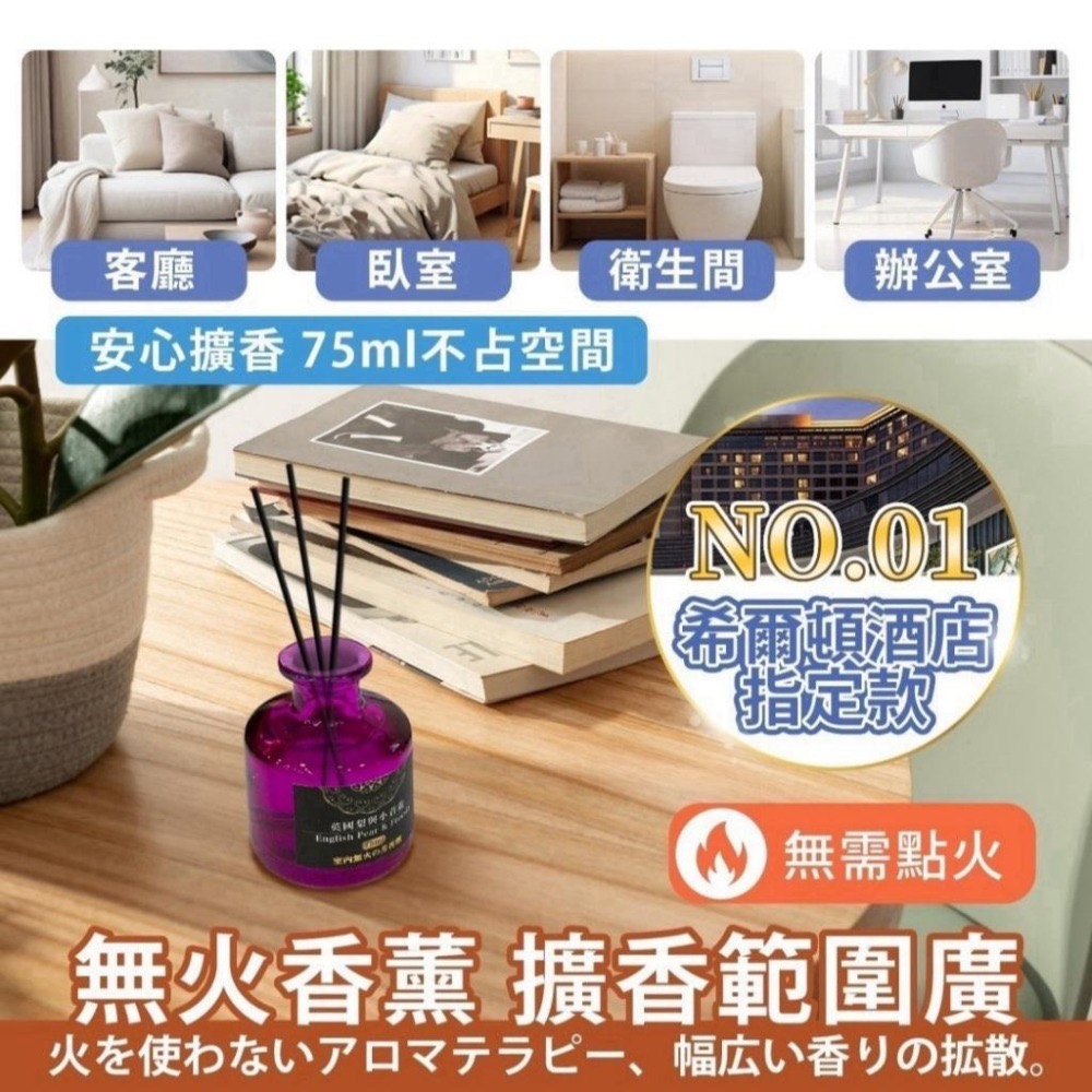 【現貨】希爾頓酒店指定款【無火香薰4入/組】【數量有限!要買要快~】-細節圖4