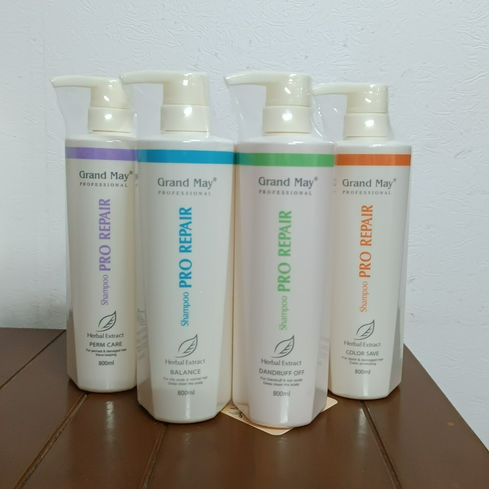 【🔥🔥特價優惠】葛欖玫Grand  May香氣洗護洗髮精系列800ml【控油/ 抗屑/ 護染 /胺基】贈小賦活霜*1-規格圖2